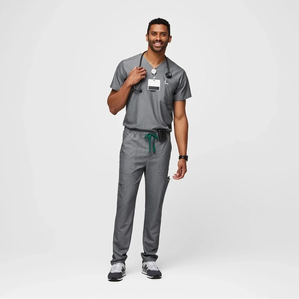 FIGS Cairo Cargo Scrub Pants in Grey Men’s Size XS